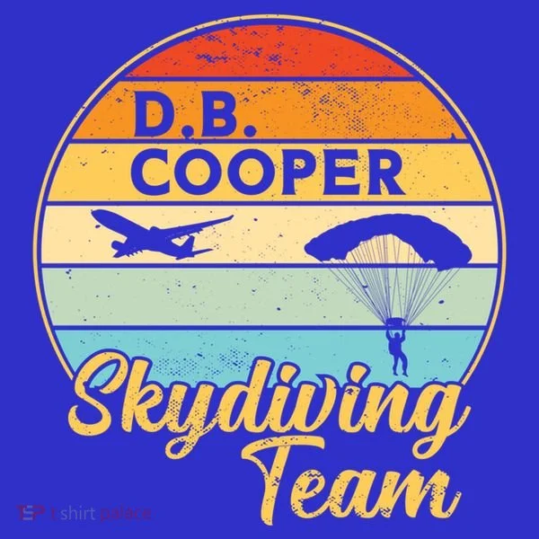 Db Cooper Skydiving Team 1971 Vintge Skyjacking History Gift Toddler Hoodie