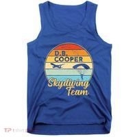 Db Cooper Skydiving Team 1971 Vintge Skyjacking History Gift Tank Top thumb 0
