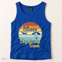 Db Cooper Skydiving Team 1971 Vintge Skyjacking History Gift Tank Top thumb 2