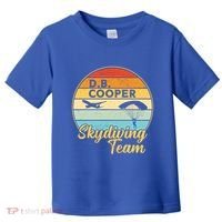 Db Cooper Skydiving Team 1971 Vintge Skyjacking History Gift Toddler T-Shirt thumb 0