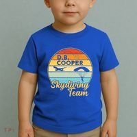 Db Cooper Skydiving Team 1971 Vintge Skyjacking History Gift Toddler T-Shirt thumb 2