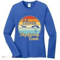 Db Cooper Skydiving Team 1971 Vintge Skyjacking History Gift Women's Long Sleeve Shirt thumb 0