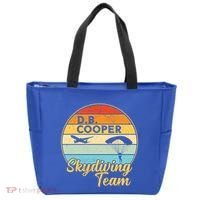 Db Cooper Skydiving Team 1971 Vintge Skyjacking History Gift Tote Bag thumb 0