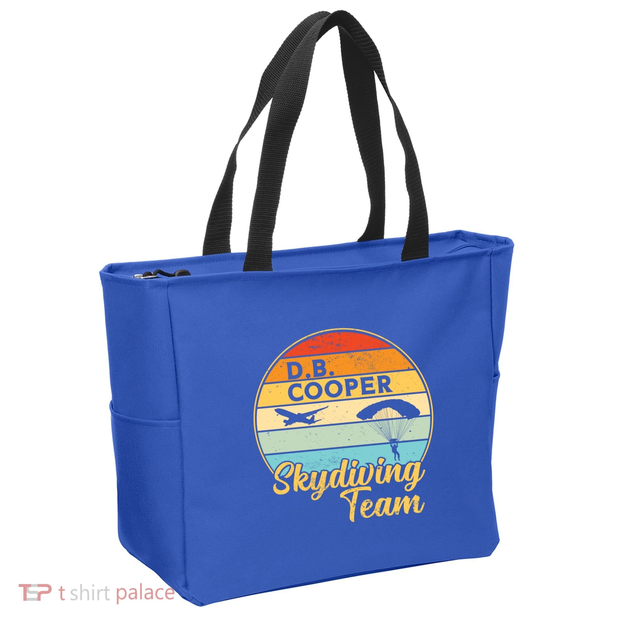 Db Cooper Skydiving Team 1971 Vintge Skyjacking History Gift Tote Bag