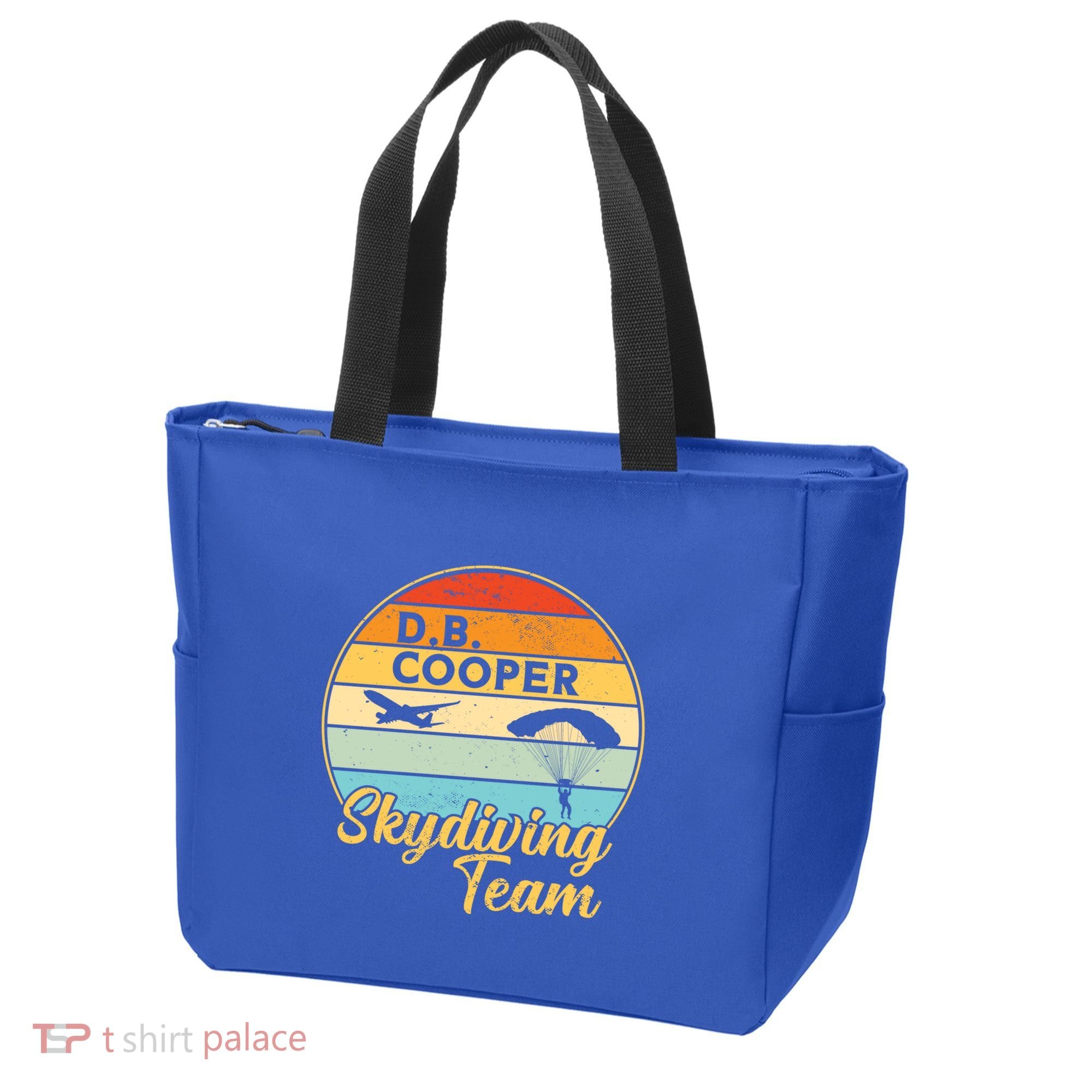 Db Cooper Skydiving Team 1971 Vintge Skyjacking History Gift Tote Bag