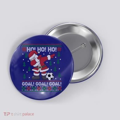 Dabbing Christmas Soccer Ho Santa Elf Ugly Xmas Sweater Cool Gift Button