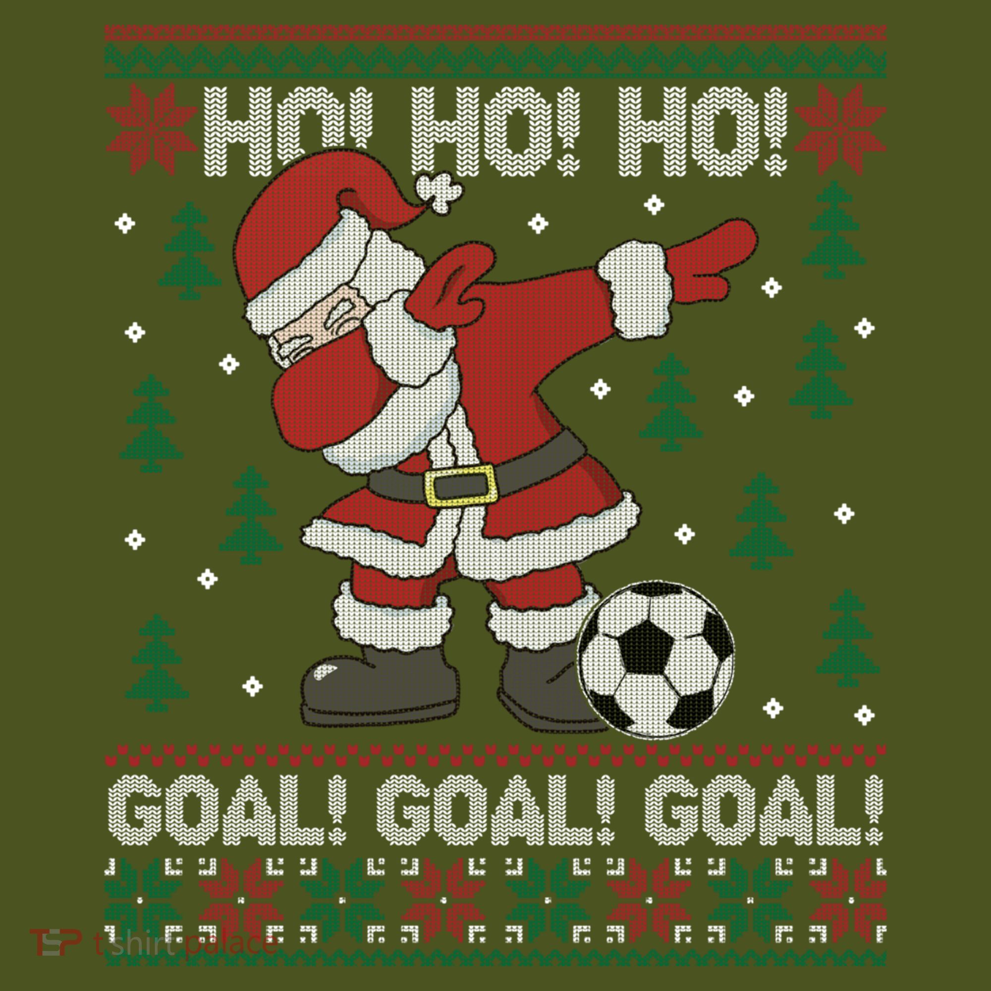 Dabbing Christmas Soccer Ho Santa Elf Ugly Xmas Sweater Cool Gift The Baniff Cuffed Pom Beanie