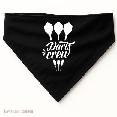 Darts Crew Squad Dart Team Gift USA-Made Doggie Bandana