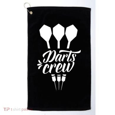 Darts Crew Squad Dart Team Gift Golf Towel