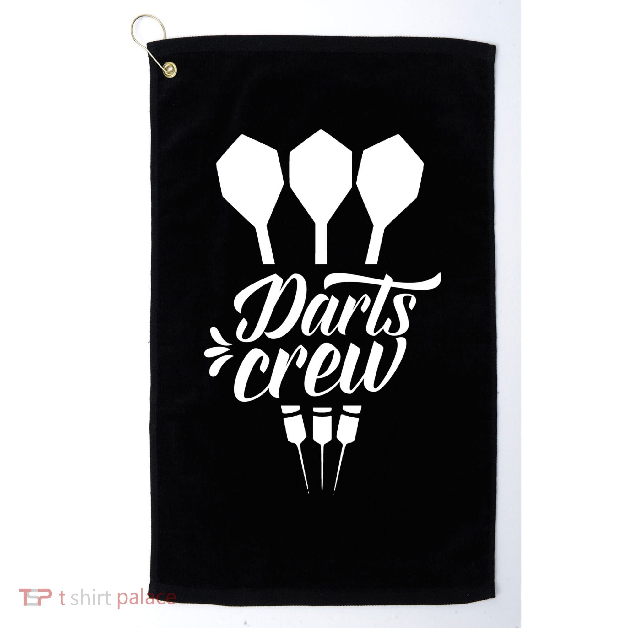 Darts Crew Squad Dart Team Gift Golf Towel