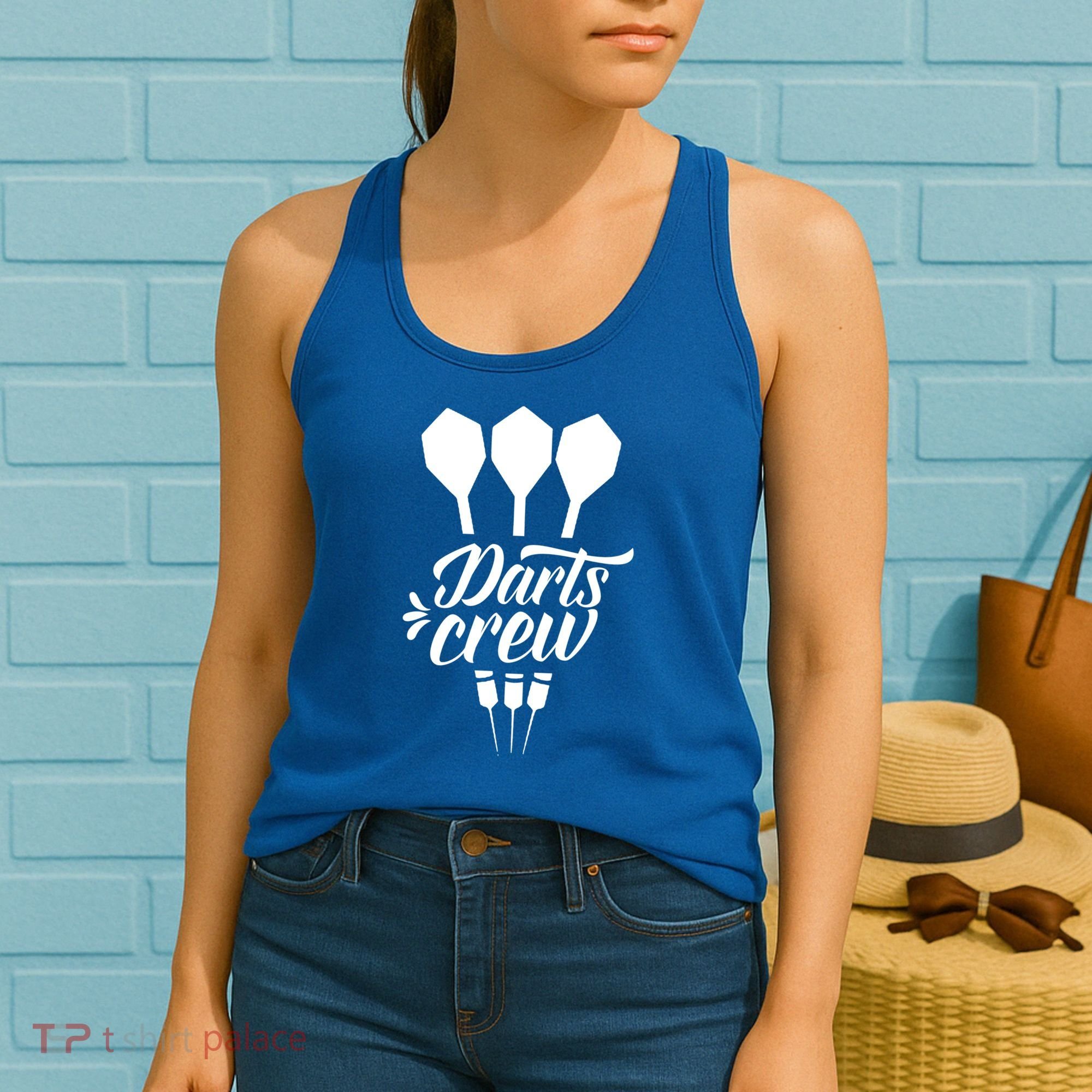 Darts Crew Squad Dart Team Gift Women's Tank Top