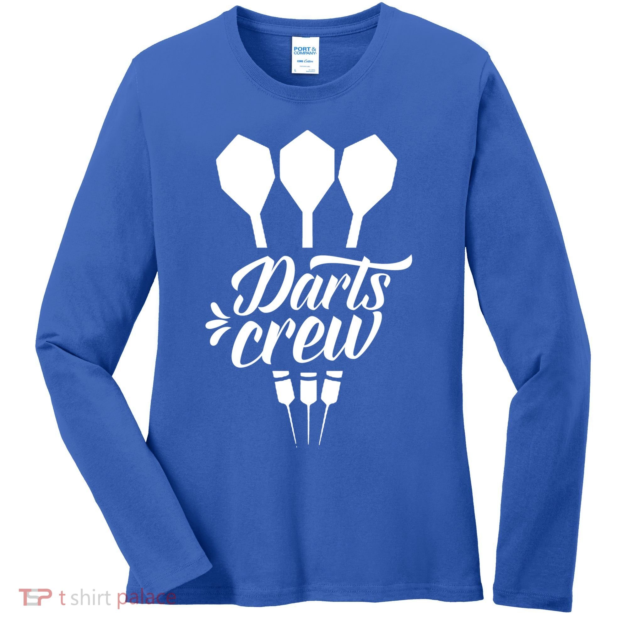 Darts Crew Squad Dart Team Gift Women's Long Sleeve Shirt