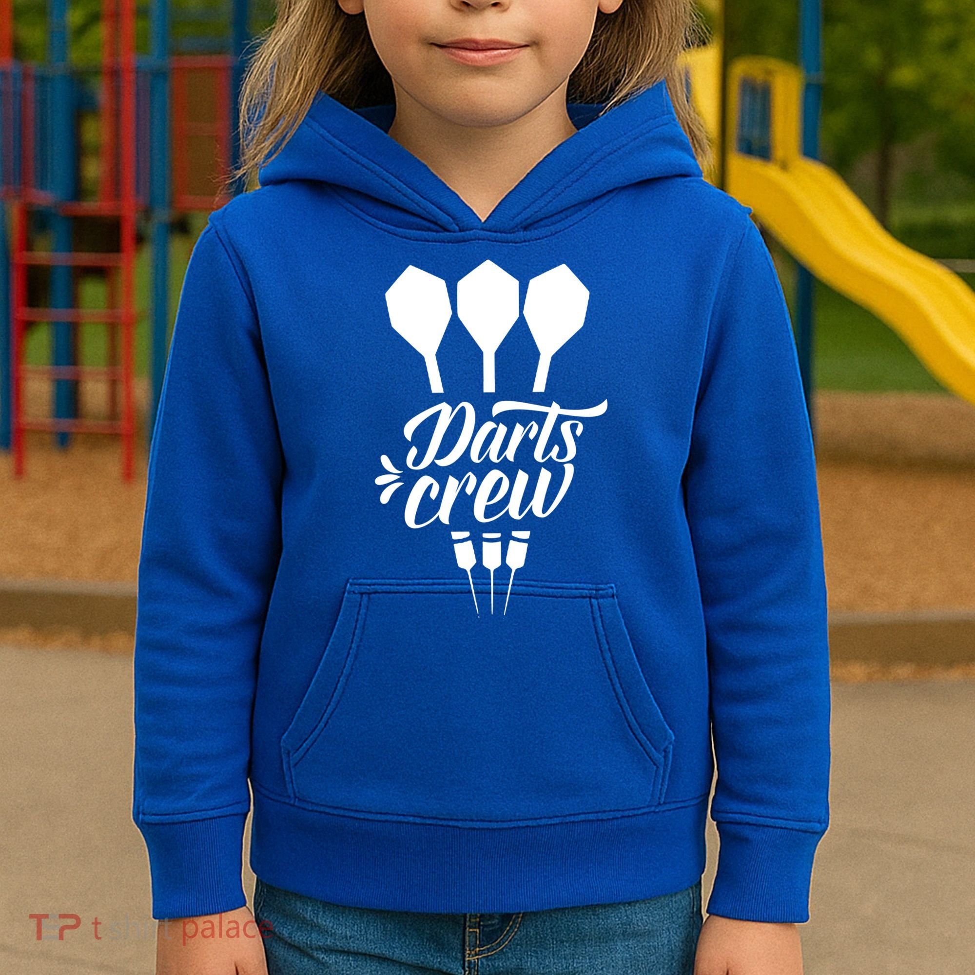 Darts Crew Squad Dart Team Gift Kids Hoodie
