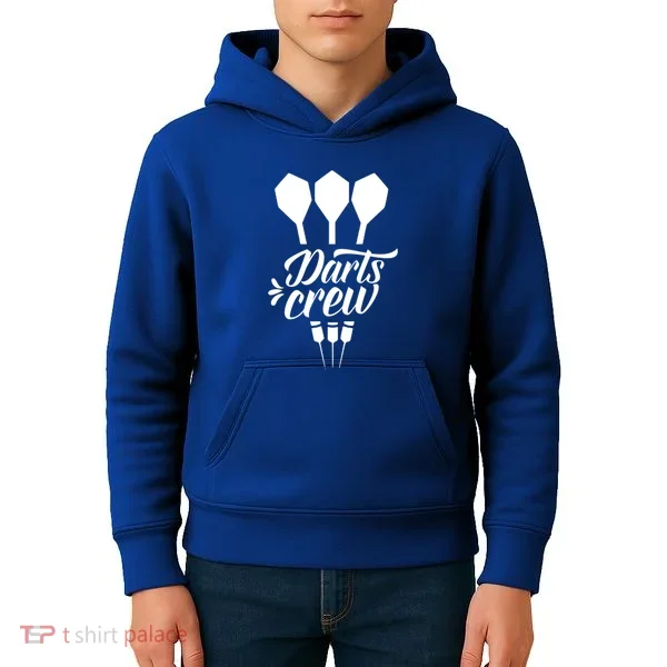 Darts Crew Squad Dart Team Gift Kids Hoodie