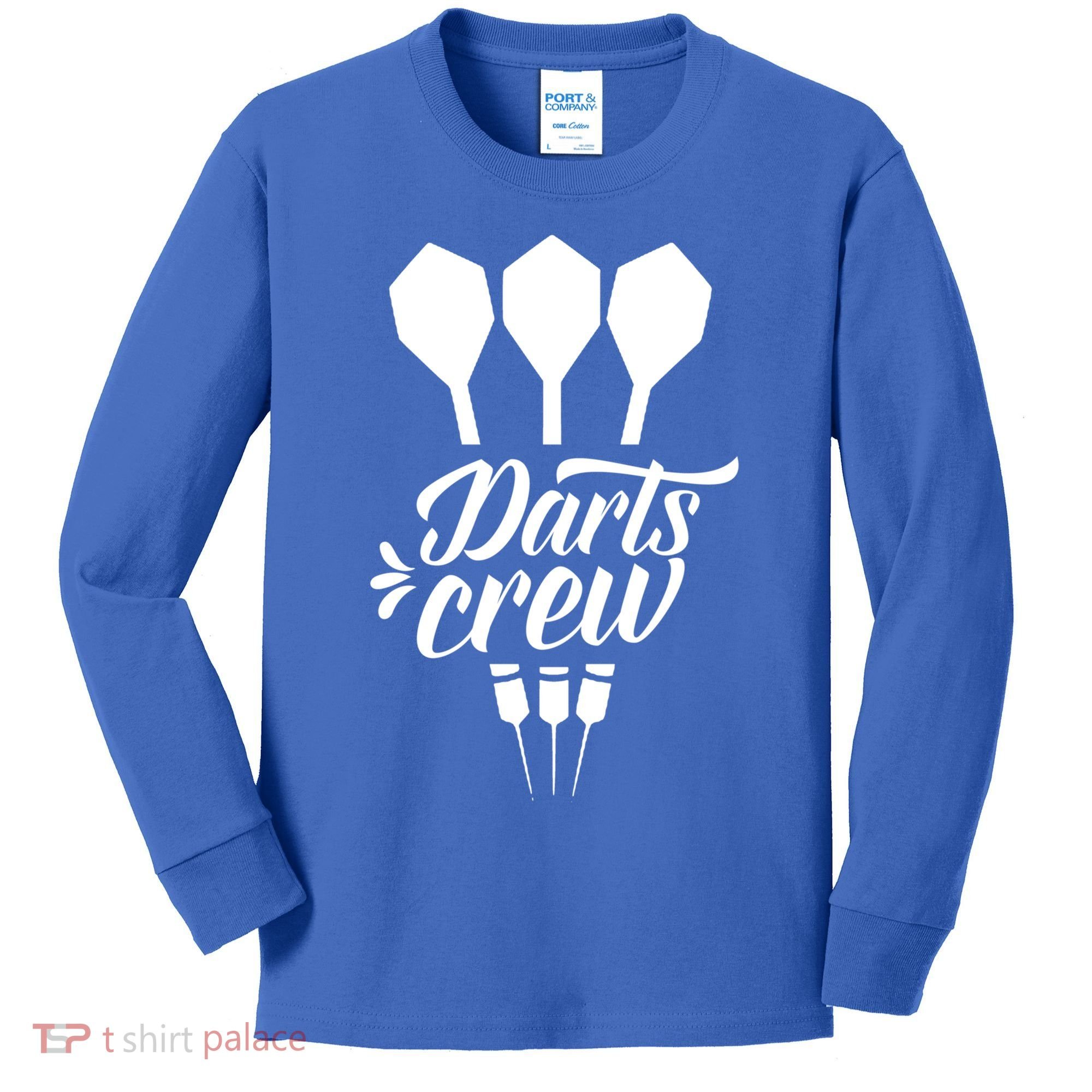 Darts Crew Squad Dart Team Gift Kids Long Sleeve Shirt