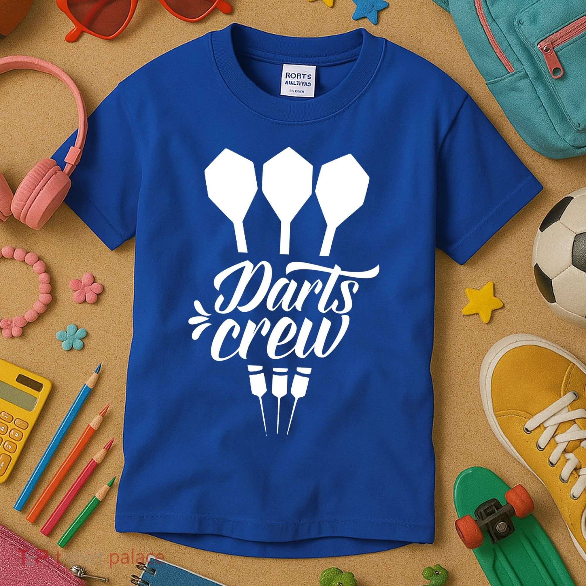 Darts Crew Squad Dart Team Gift Kids T-Shirt