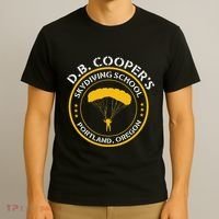 Db Cooper Skydiving School Portland Oregon T-Shirt thumb 3