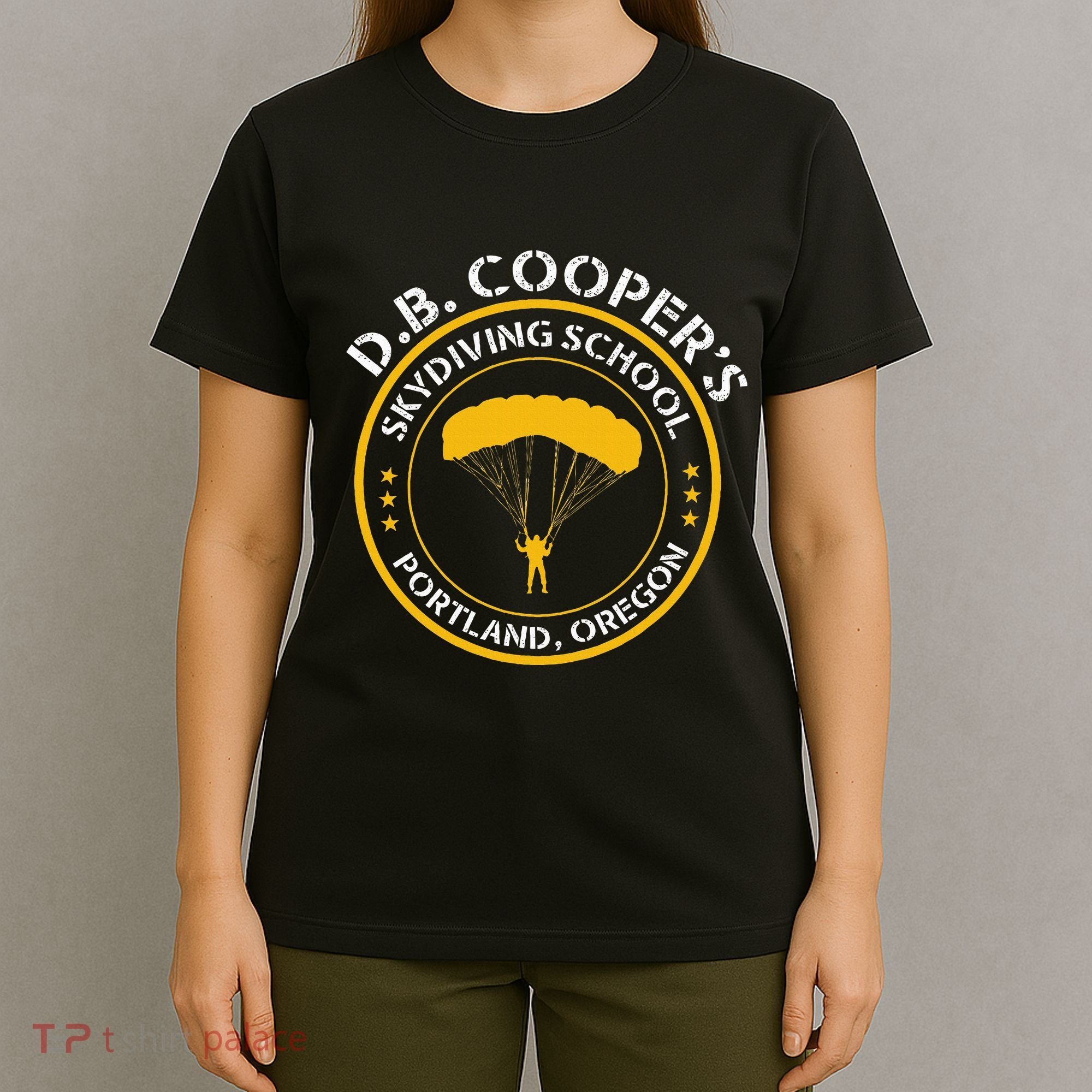Db Cooper Skydiving School Portland Oregon T-Shirt