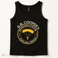 Db Cooper Skydiving School Portland Oregon Tank Top thumb 2