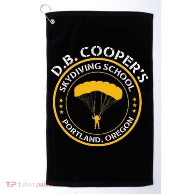 Db Cooper Skydiving School Portland Oregon Golf Towel