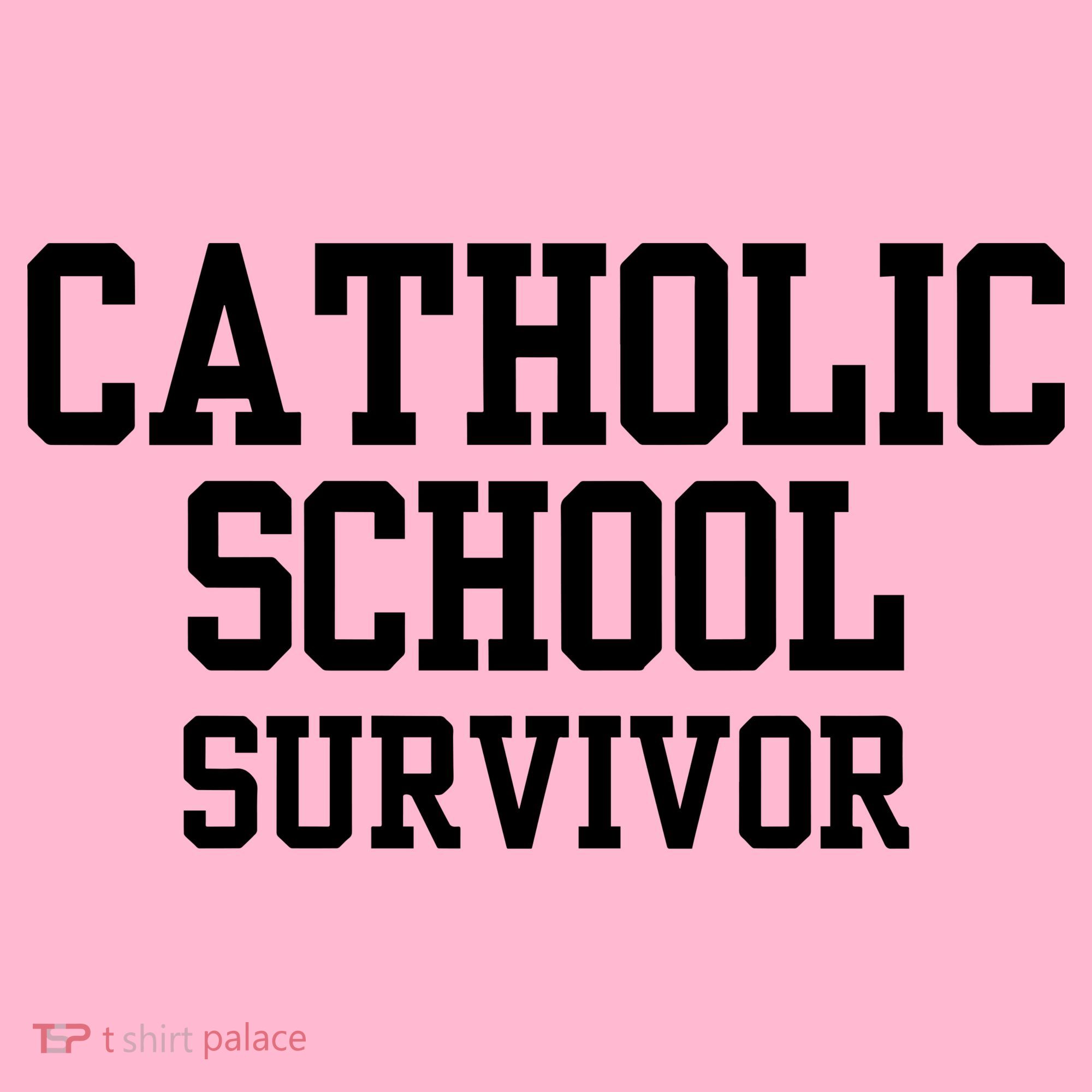 Doublecrossclothingco Catholic School Survivor Coaster