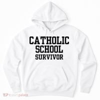 Doublecrossclothingco Catholic School Survivor Hoodie thumb 0