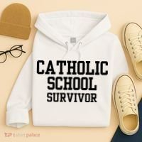 Doublecrossclothingco Catholic School Survivor Hoodie thumb 4
