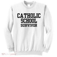 Doublecrossclothingco Catholic School Survivor Sweatshirt thumb 0