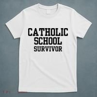 Doublecrossclothingco Catholic School Survivor T-Shirt thumb 5