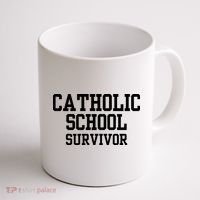 Doublecrossclothingco Catholic School Survivor Coffee Mug thumb 1