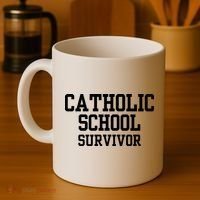 Doublecrossclothingco Catholic School Survivor Coffee Mug thumb 4