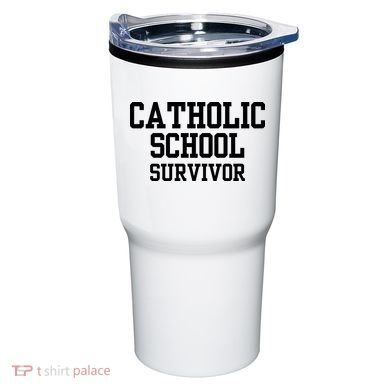 Doublecrossclothingco Catholic School Survivor Tumbler