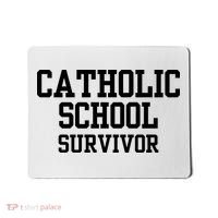 Doublecrossclothingco Catholic School Survivor Mousepad thumb 0