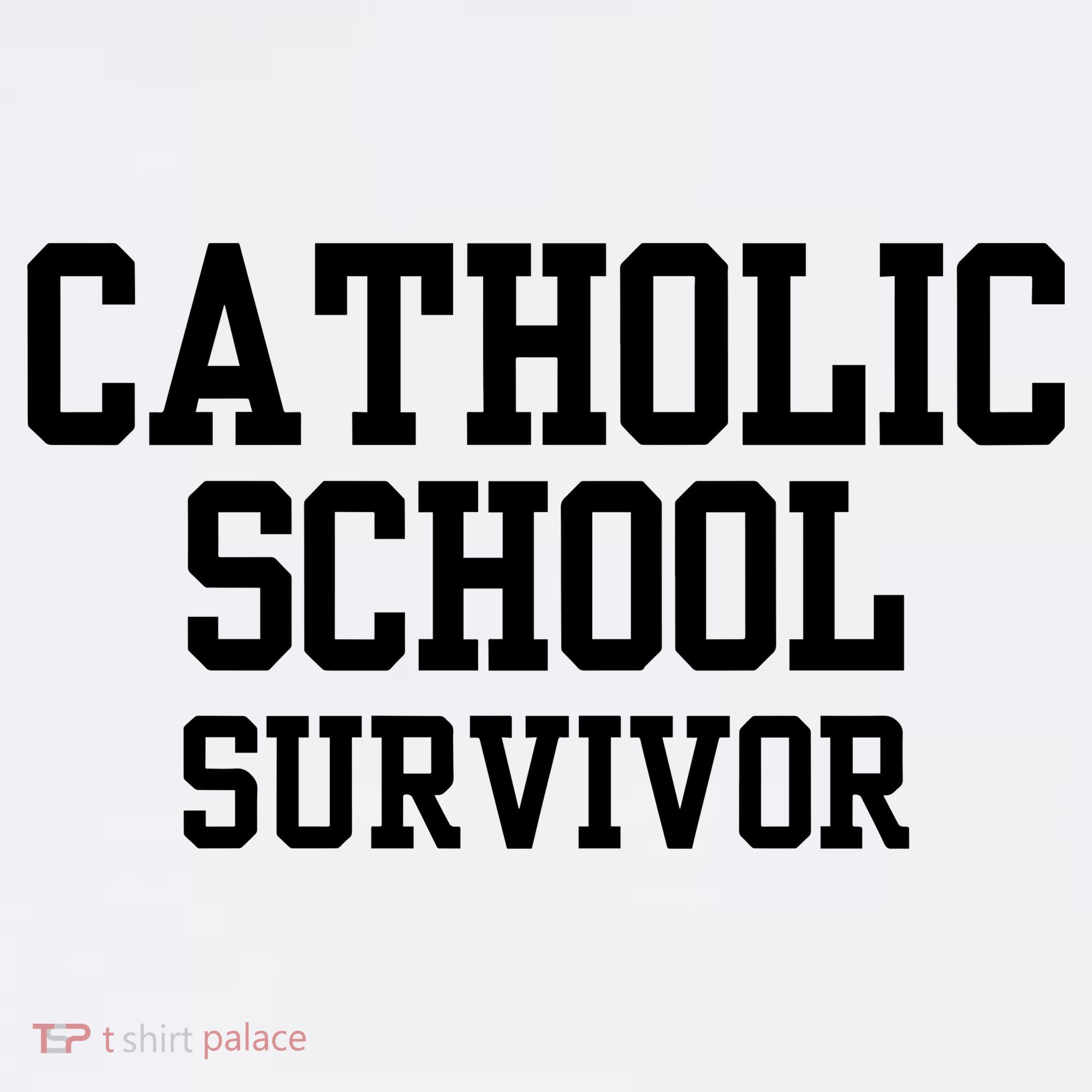 Doublecrossclothingco Catholic School Survivor Baby Bodysuit