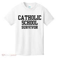 Doublecrossclothingco Catholic School Survivor Kids T-Shirt thumb 0