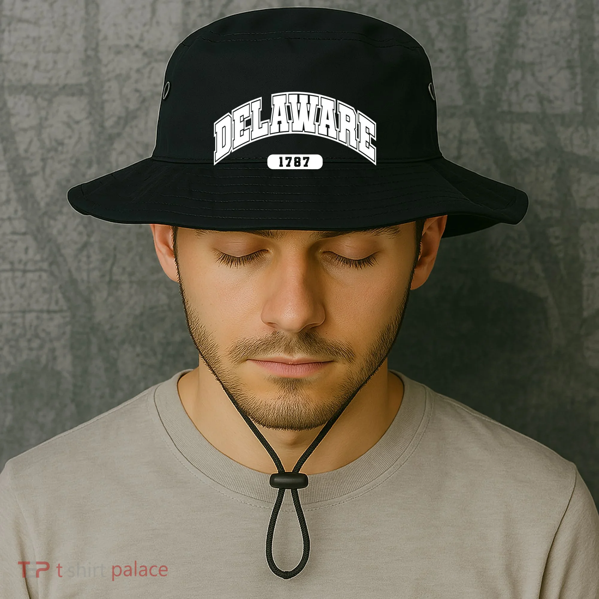 Delaware Collegiate Style 1787 Bucket Hat