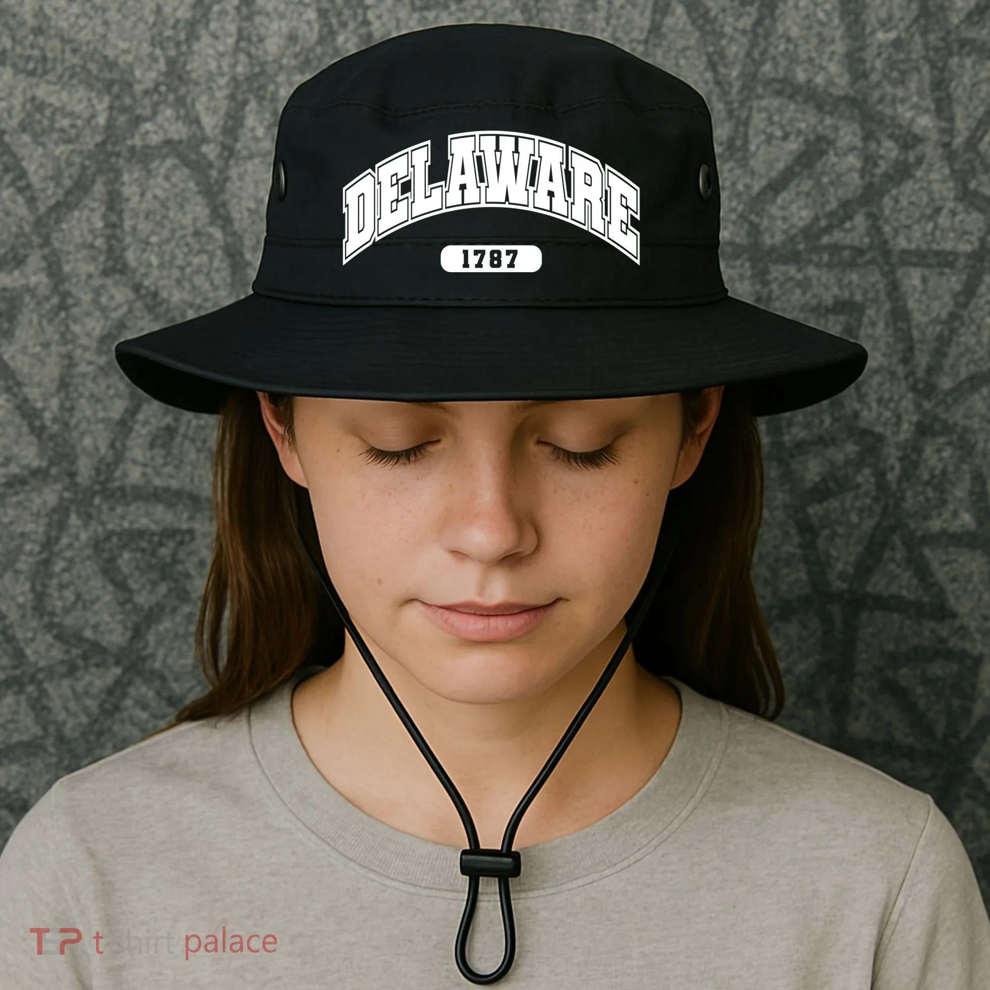 Delaware Collegiate Style 1787 Bucket Hat