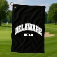 Delaware Collegiate Style 1787 Golf Towel thumb 1