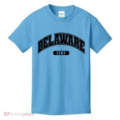 Delaware Collegiate Style 1787 Kids T-Shirt