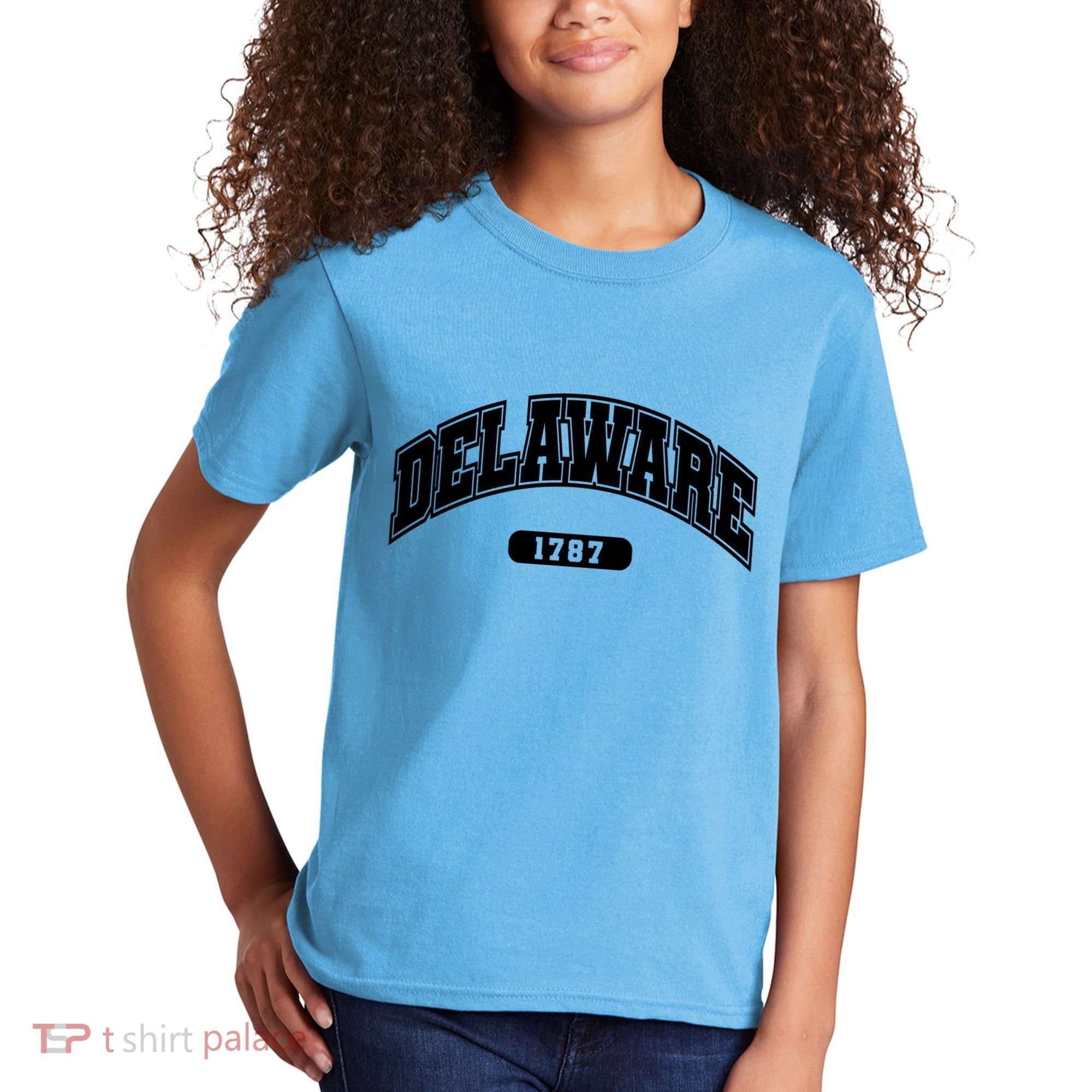 Delaware Collegiate Style 1787 Kids T-Shirt