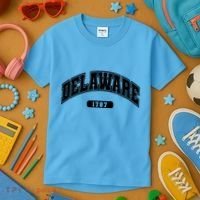 Delaware Collegiate Style 1787 Kids T-Shirt thumb 3