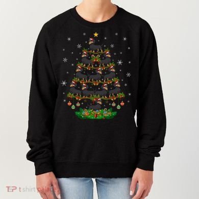 Dachshund Christmas Tree Dachshund Lover Xmas Tree Dachshund Great Gift Women's Sweatshirt