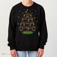 Dachshund Christmas Tree Dachshund Lover Xmas Tree Dachshund Great Gift Women's Sweatshirt thumb 0