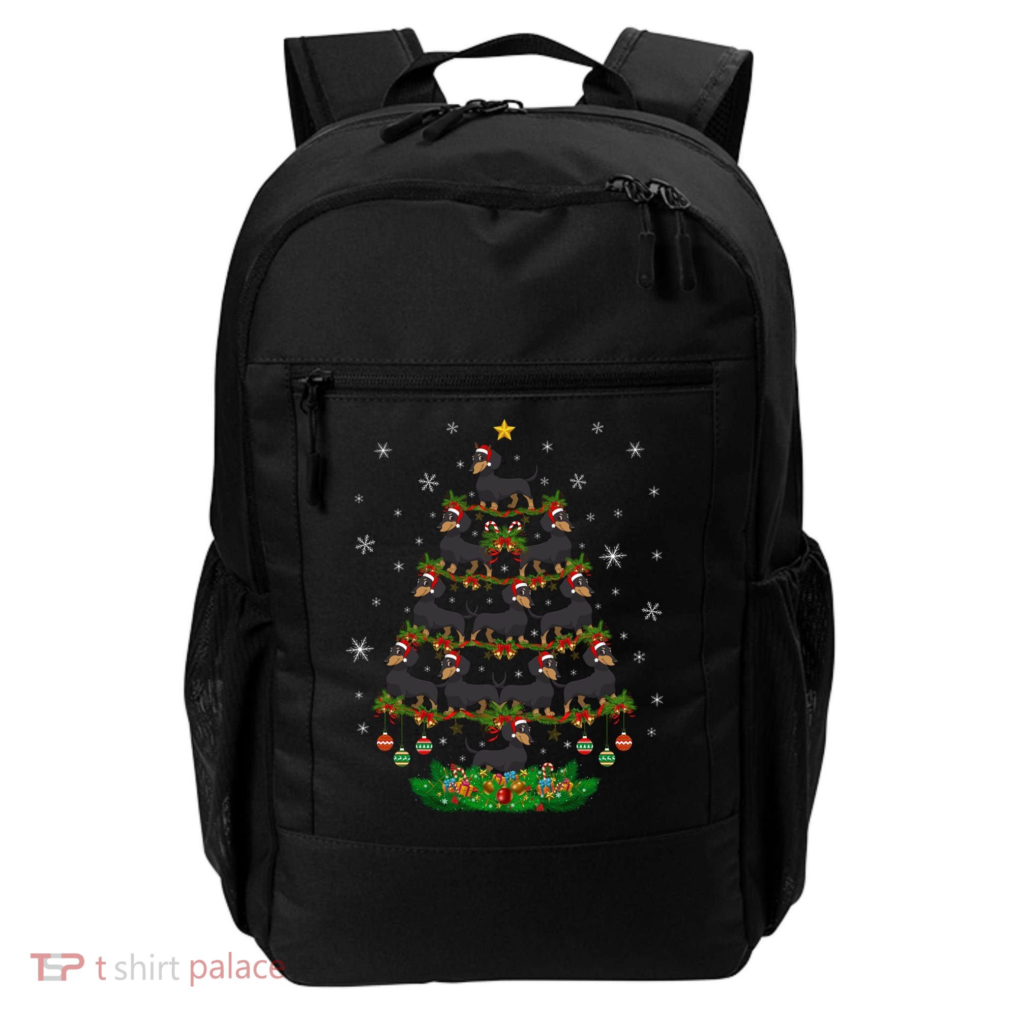 Dachshund Christmas Tree Dachshund Lover Xmas Tree Dachshund Great Gift Backpack