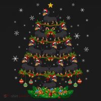 Dachshund Christmas Tree Dachshund Lover Xmas Tree Dachshund Great Gift Bucket Hat thumb 4