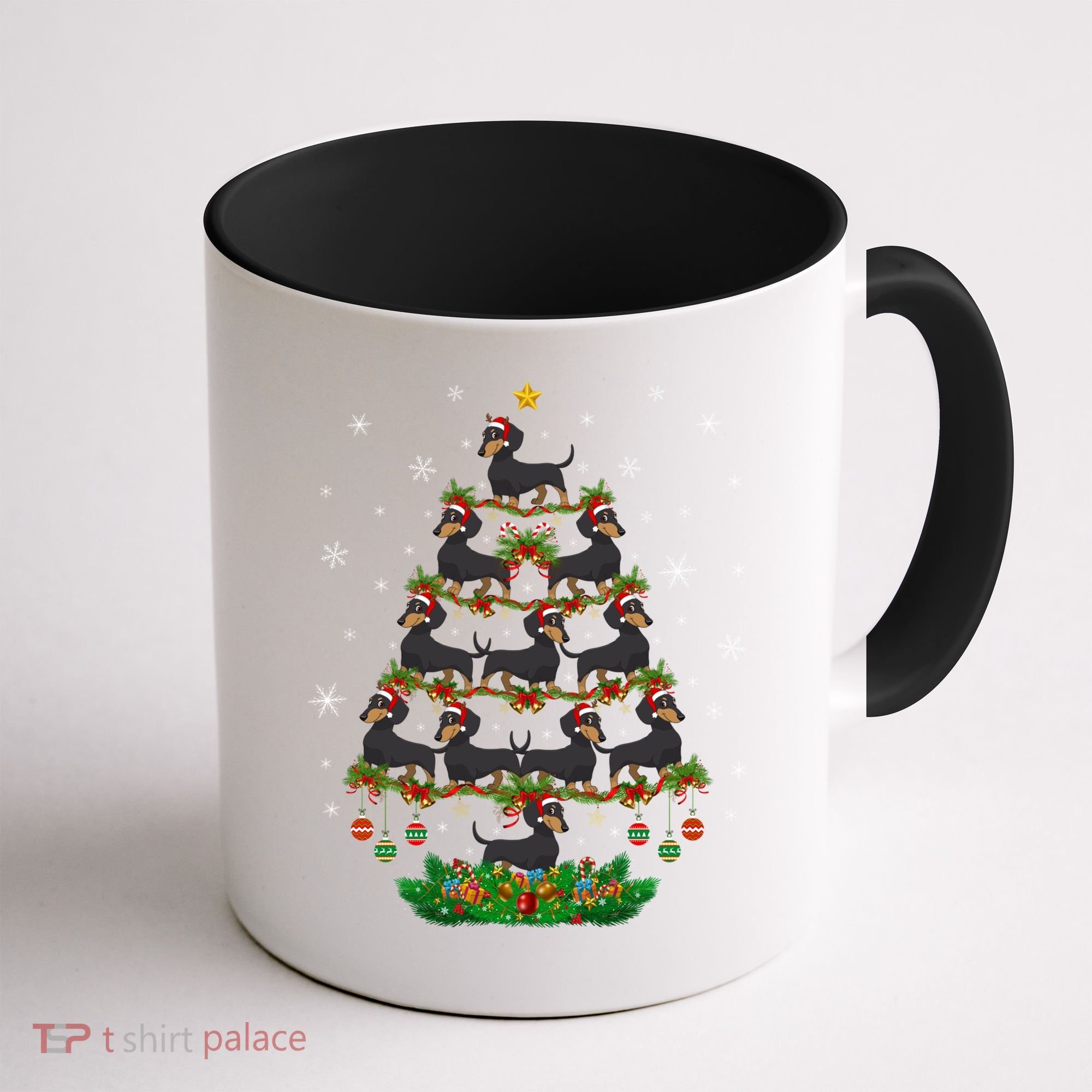 Dachshund Christmas Tree Dachshund Lover Xmas Tree Dachshund Great Gift Coffee Mug