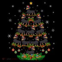Dachshund Christmas Tree Dachshund Lover Xmas Tree Dachshund Great Gift Coffee Mug thumb 5