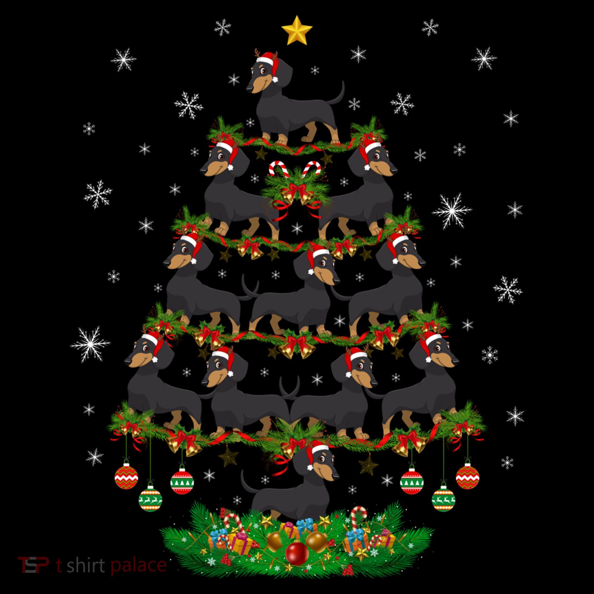 Dachshund Christmas Tree Dachshund Lover Xmas Tree Dachshund Great Gift Coffee Mug
