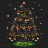 Dachshund Christmas Tree Dachshund Lover Xmas Tree Dachshund Great Gift Beanie thumb 2
