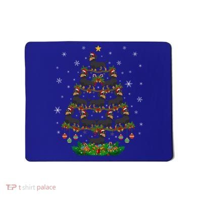 Dachshund Christmas Tree Dachshund Lover Xmas Tree Dachshund Great Gift Mousepad